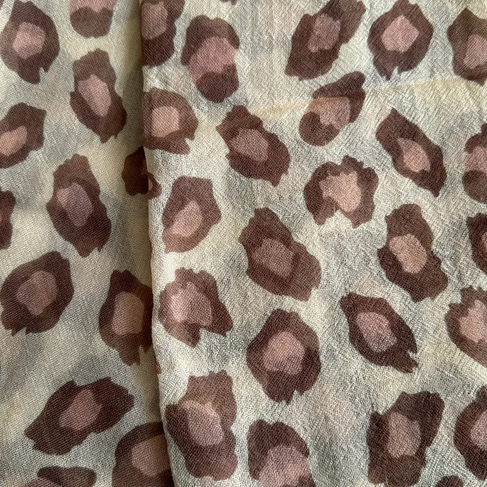 Pink Animal Print Scarf - Picture 3 of 4